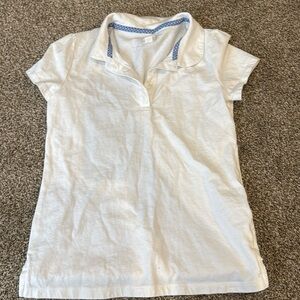 Gap kids white collared shirt